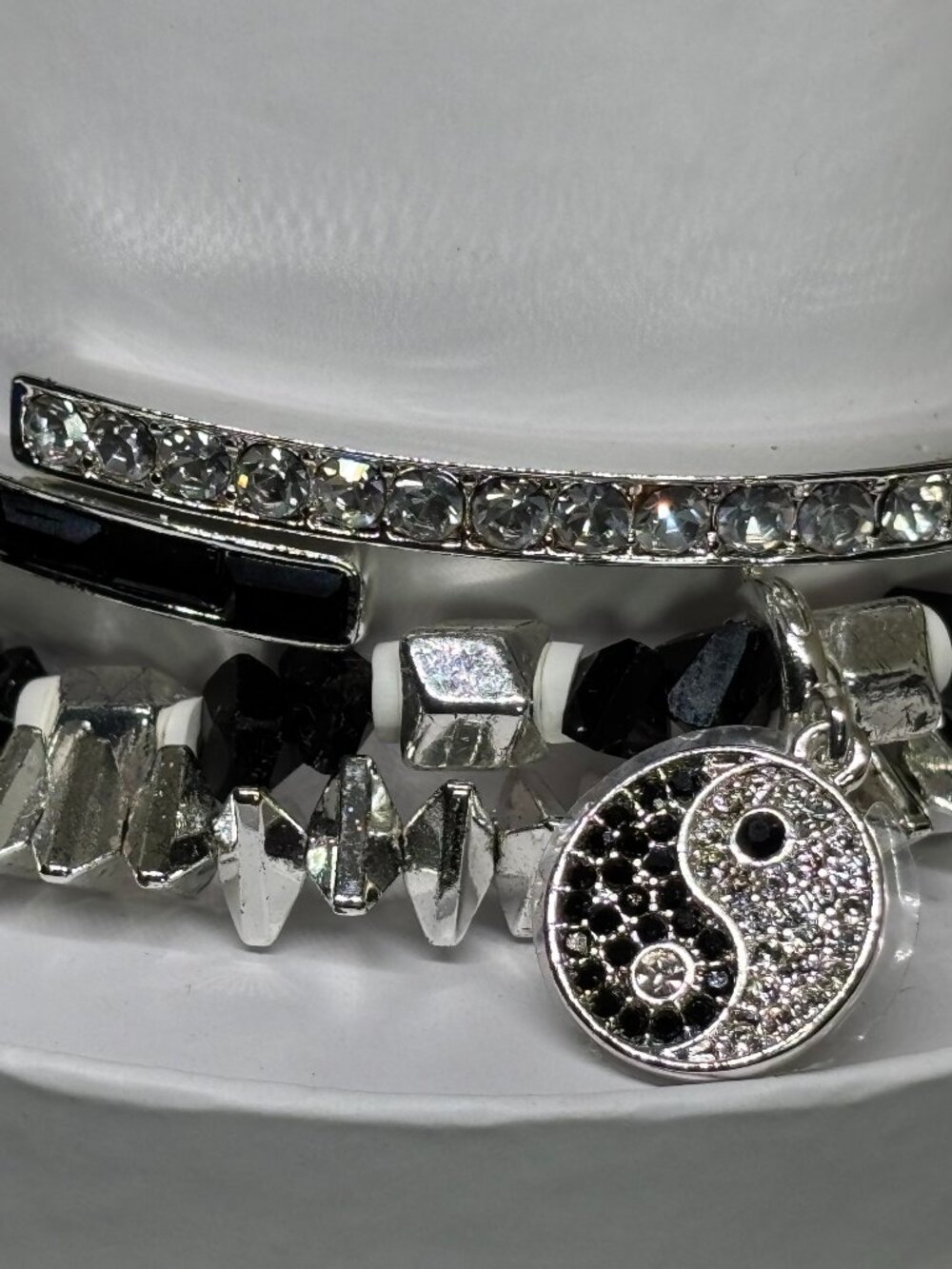 Bomb Party "You're The Yin To My Yang" 3 Bracelet Stacks Set RBP6029 MSRP $120